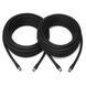 Комплект кабелів Ultra-Low Loss 50-1/2" N-male для антен Avenger/Acasom/Alientech 40м 050010263 фото 1