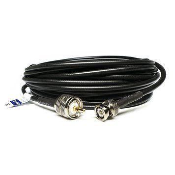 Кабель для радіостанцій UHF male - BNC male з низькими втратами 10м 050010128 фото