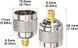 Перехідник N type male - RP-SMA female 070010093 фото 3