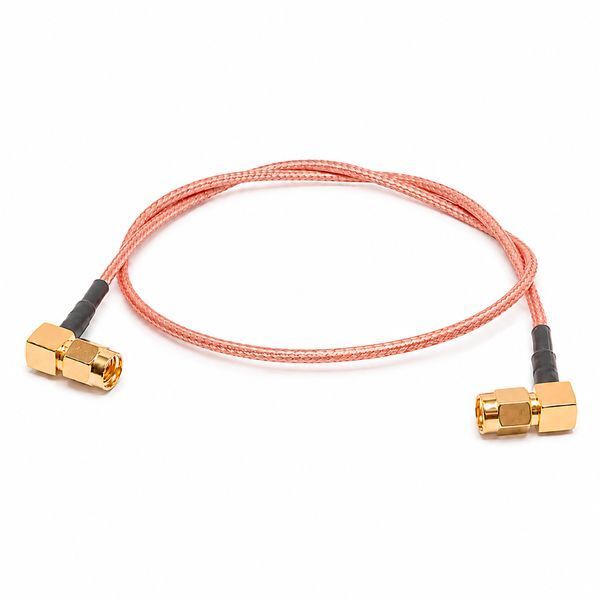 Перехідник RP-SMA male кут - RP-SMA male кут RG-316 50см 070010338 фото