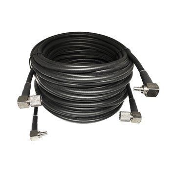 Комплект гнучких кабелів Alientech QMA male KW - QMA female JW RB300 10м 050010225 фото