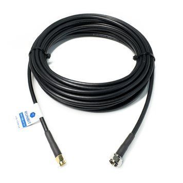 Кабель для антени SMA male - F male RG58 10м 050010140 фото