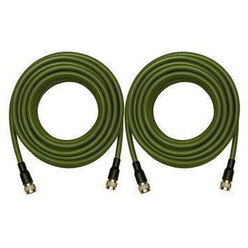 Комплект кабелів RG-8 N type male 20м для антени комуфляжний зелений 050010293 фото