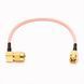 Перехідник SMA male кут - RP-SMA male RG-316 50см 070010343 фото 2