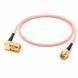 Перехідник RP-SMA male кут - SMA male RG-316 50см 070010345 фото 3