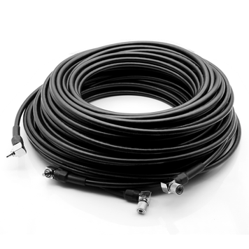 Комплект кабелів Alientech DUO II / DUO 3 QMA male KW - QMA female JW RG-8 20м до антени квадрокоптера DJI 050010158 фото