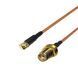 Перехідник MMCX male кутовий - SMA female 10см 070010081 фото 1