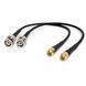 Перехідник BNC male - SMA male RB195 100 см 070010327 фото 2