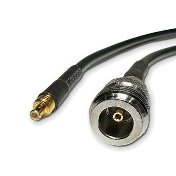Перехідник N type female - MCX male RB195 30 см 070010049 фото