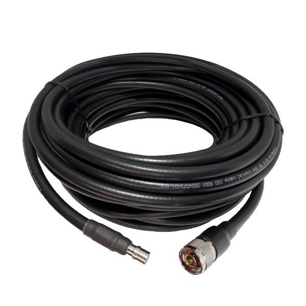 Комплект кабелів RG-8 QMA male-N male для антен Avenger/Acasom/Alientech 30м 050010287 фото